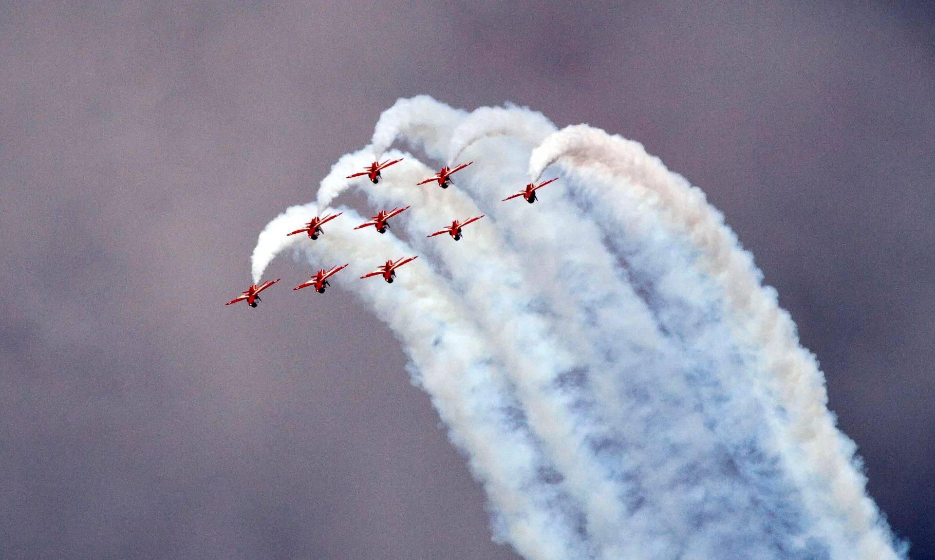 The Red Arrows, RAF Aerobatic Team, aviation photography by myb777