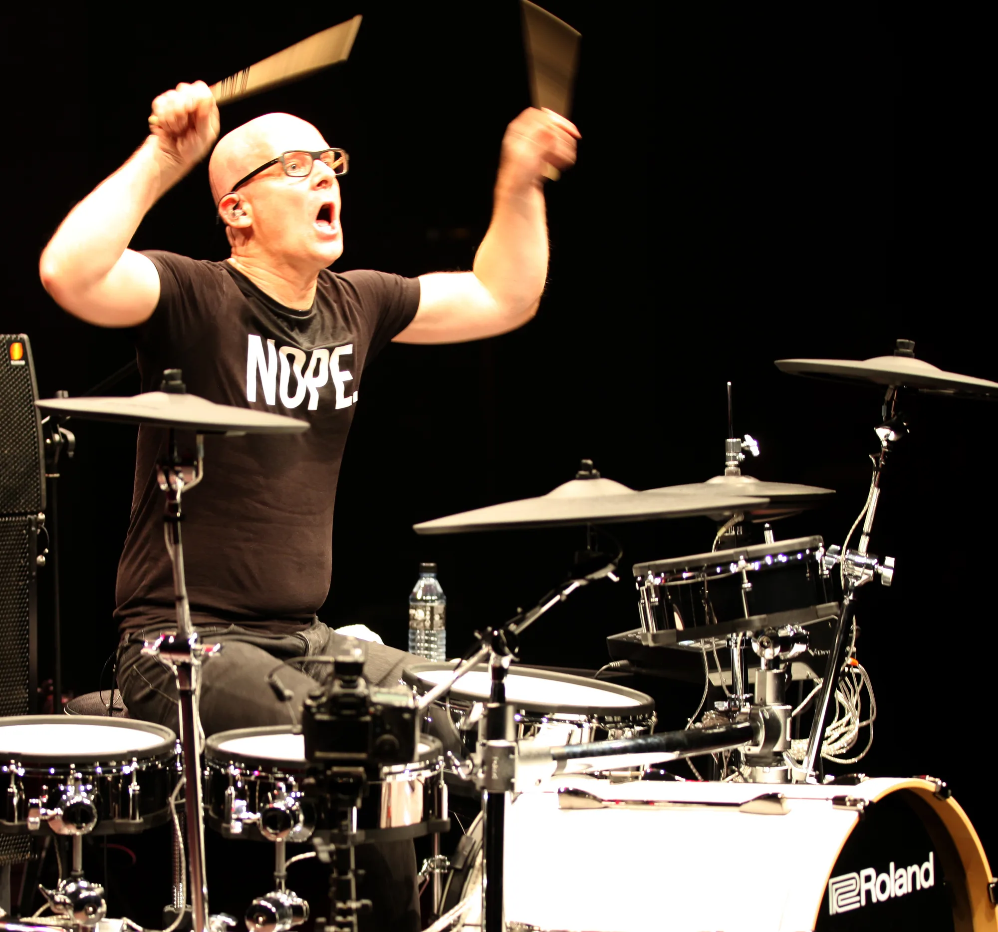 Michael Schack drummer portrait by myb777