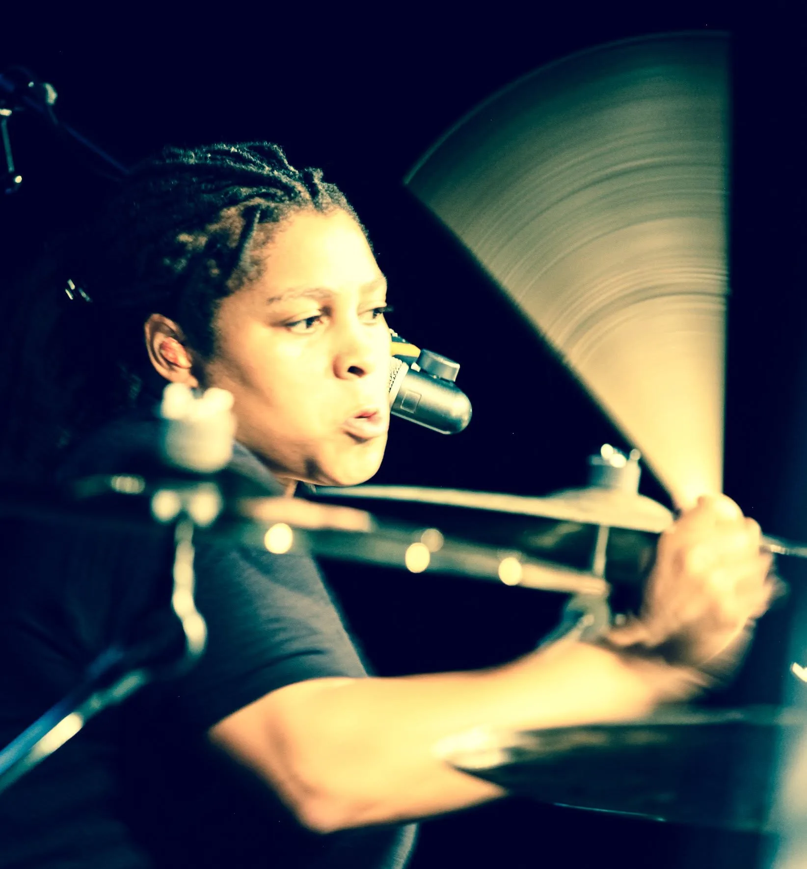 Nikki Glaspie, drummer for Beyoncé and Nth Power, photography by myb777