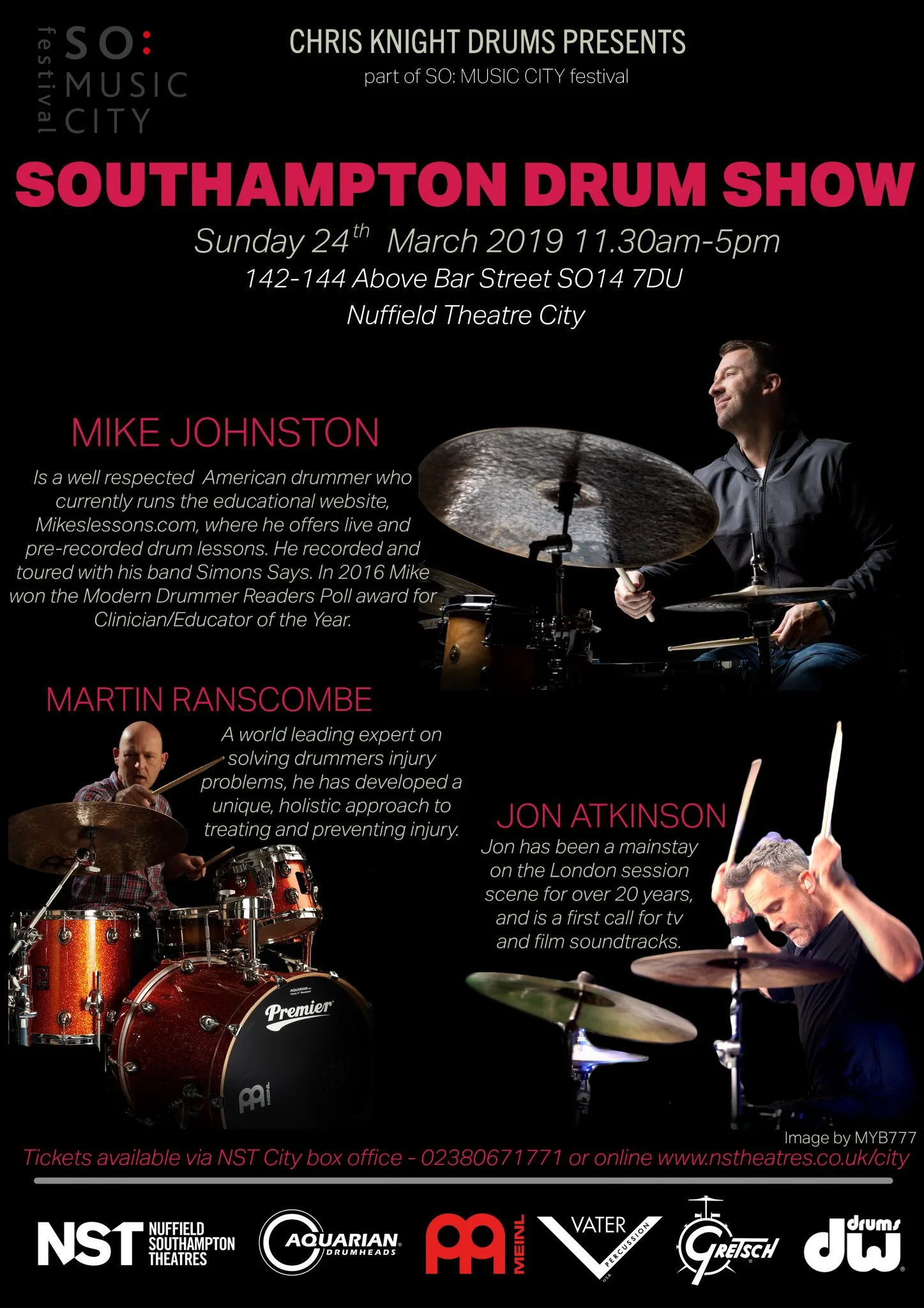 Southampton Drum Show — Jon Atkinson, published photography by myb777